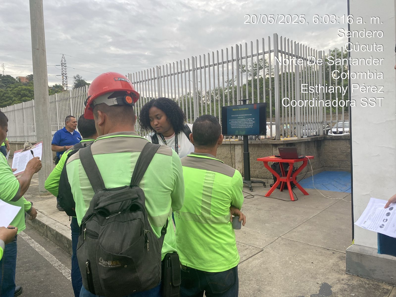 Evidencia de capacitación